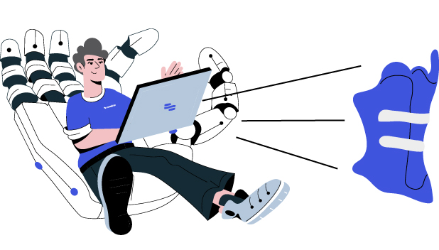 ilustración de corsé y su creador